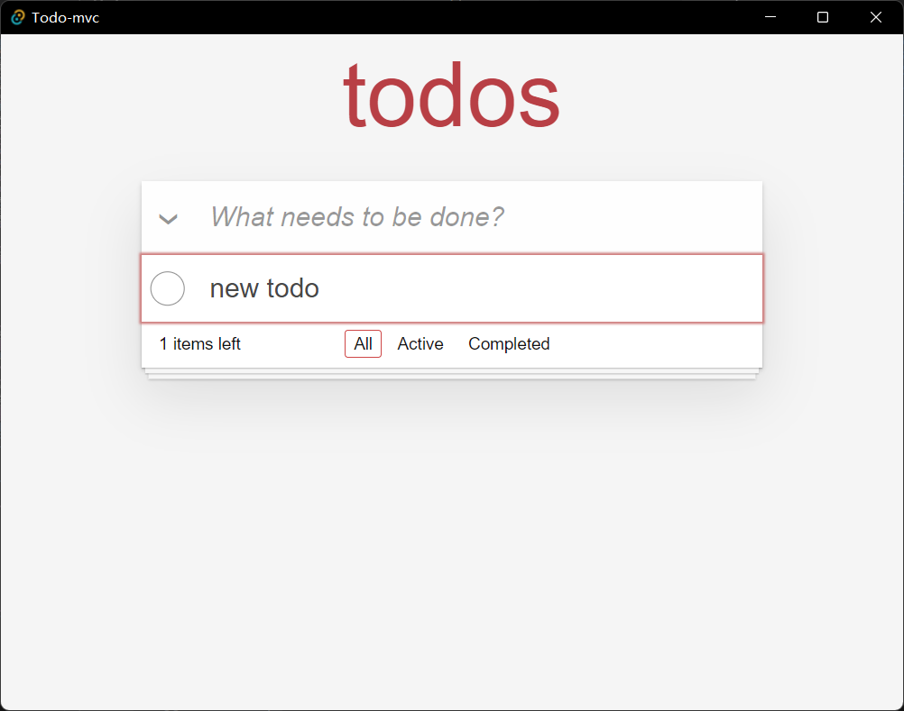 new todo